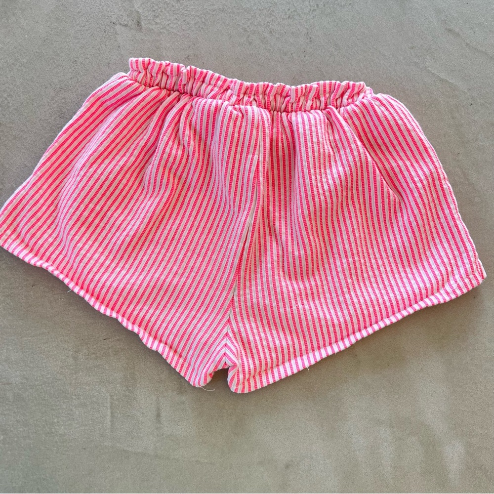 ZARA BABY Striped Hot Pink Shorts 18-24m - Picture 2 of 4